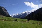 Kashmir at destination Pahalgam show beauty of landscape