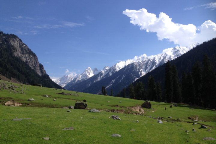 Kashmir at destination Pahalgam show beauty of landscape