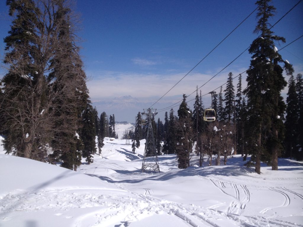 Kashmir at destination Gulmarg Gondola