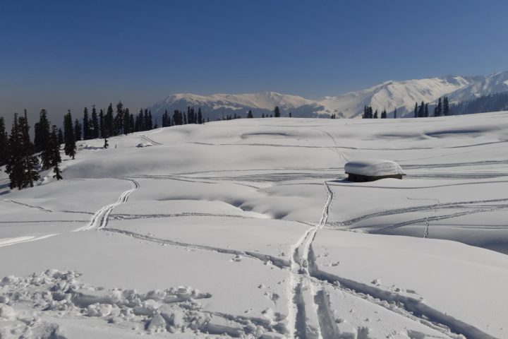 Gulmarg Kashmir snow view